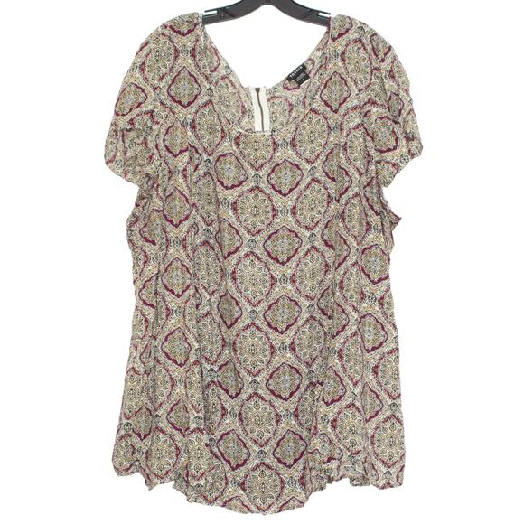 Torrid Top Y2K Boho Coastal Grandma Cottage Feminine Romantic Whimsigoth 4 4X - Picture 6 of 6